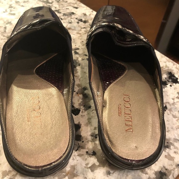 Sesto Meucci Italian patent slide mules 8.5 - Picture 4 of 8